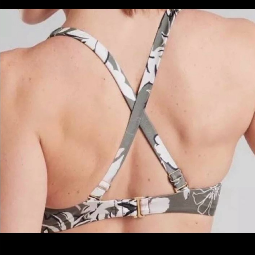 Athleta LUX 2-Piece Floral Adjustable Top and High Rise Bottom Bikini Swimsuit - Picture 5 of 9